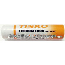 hot selling Lithium Iron battery Li-FeS2 size AA 2900MAH